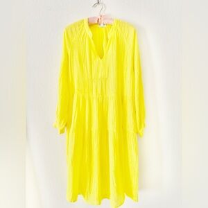 New with tags. Gorgeous Yellow Light Felicite Gauze Dress